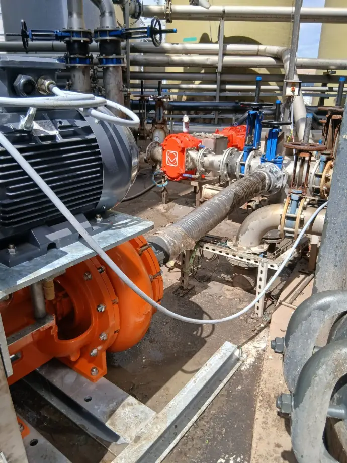digester feed pump biogas