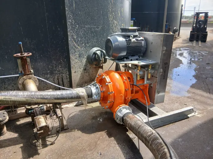 digester feed pump biogas